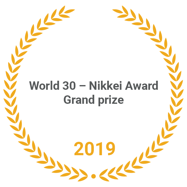 2019 World 30 NIKKEI Grand prize