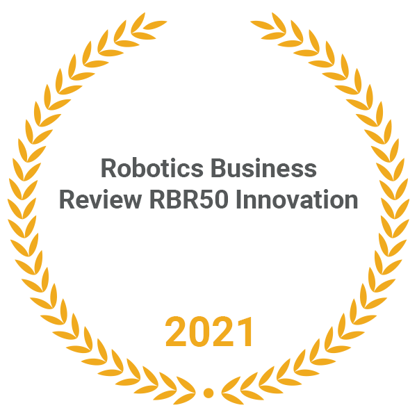 2021 Robotics Business Review award win